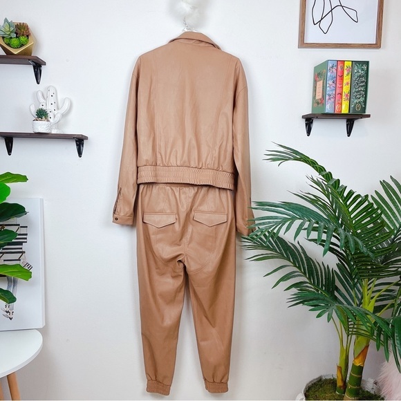 n:Philanthropy Fabiana Jacket & Lunas Jogger Camel Size Small NWT - Picture 3 of 14